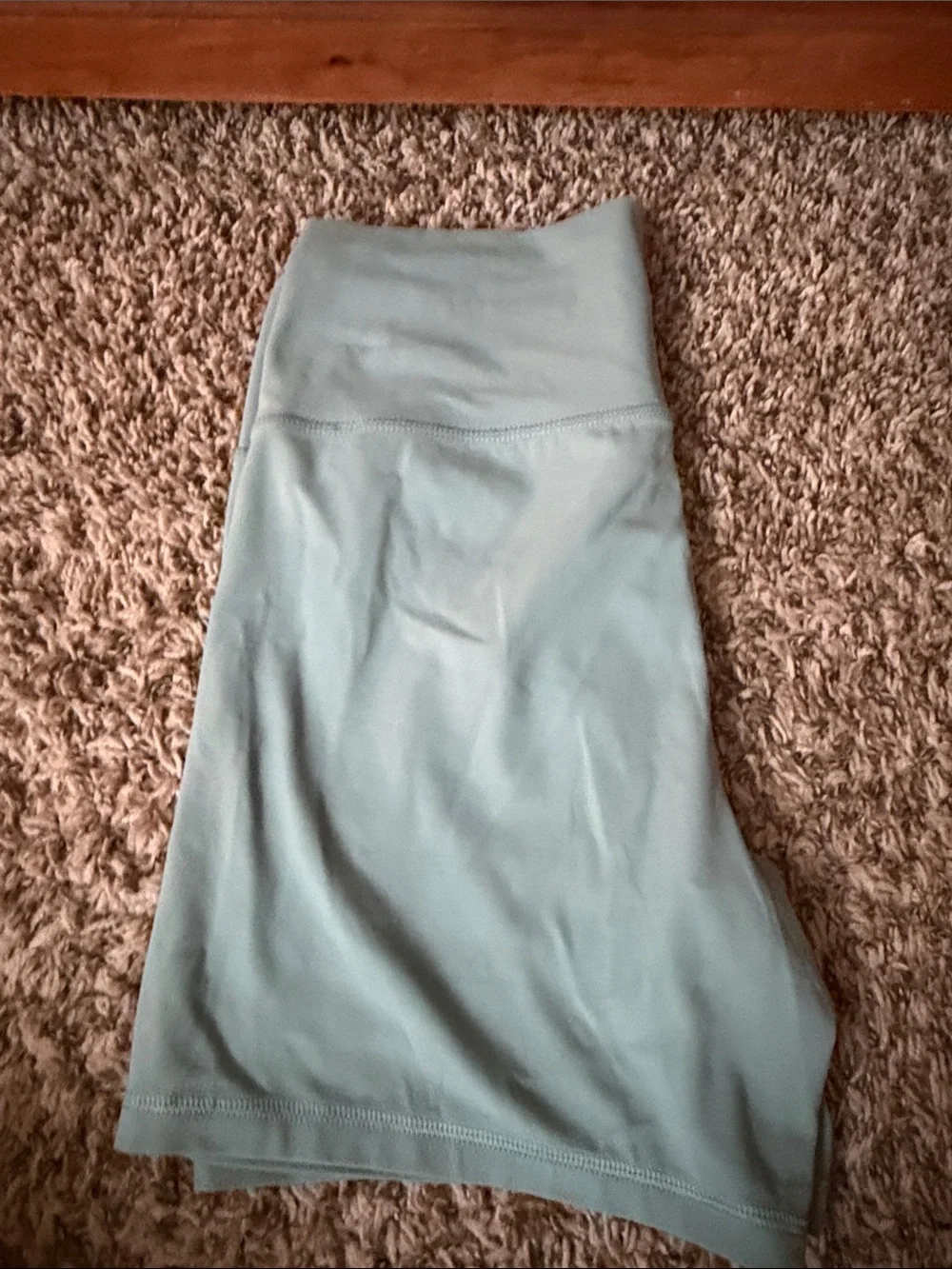 FP Movement by Free People Aqua Teal High-Waist Workout Shorts - Picture 5 of 5